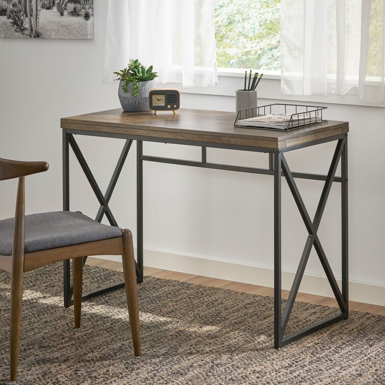 17 Stories Solid Wood Desk | Wayfair